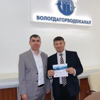 Сегодня коллектив МУП ЖКХ «Вологдагорводоканал» поздравил нашего коллегу, главного инженера